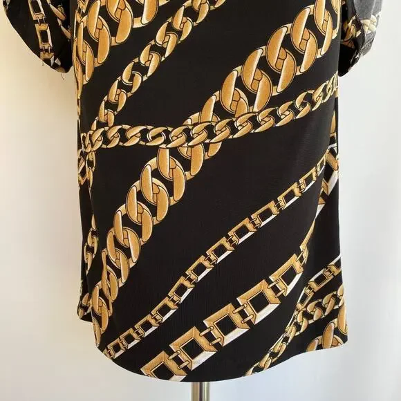 Cache Chain Cold Shoulder Mini Dress sz XS - Picture 7 of 10